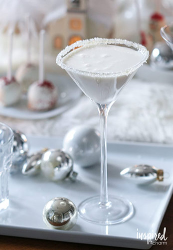 White Christmas Martini